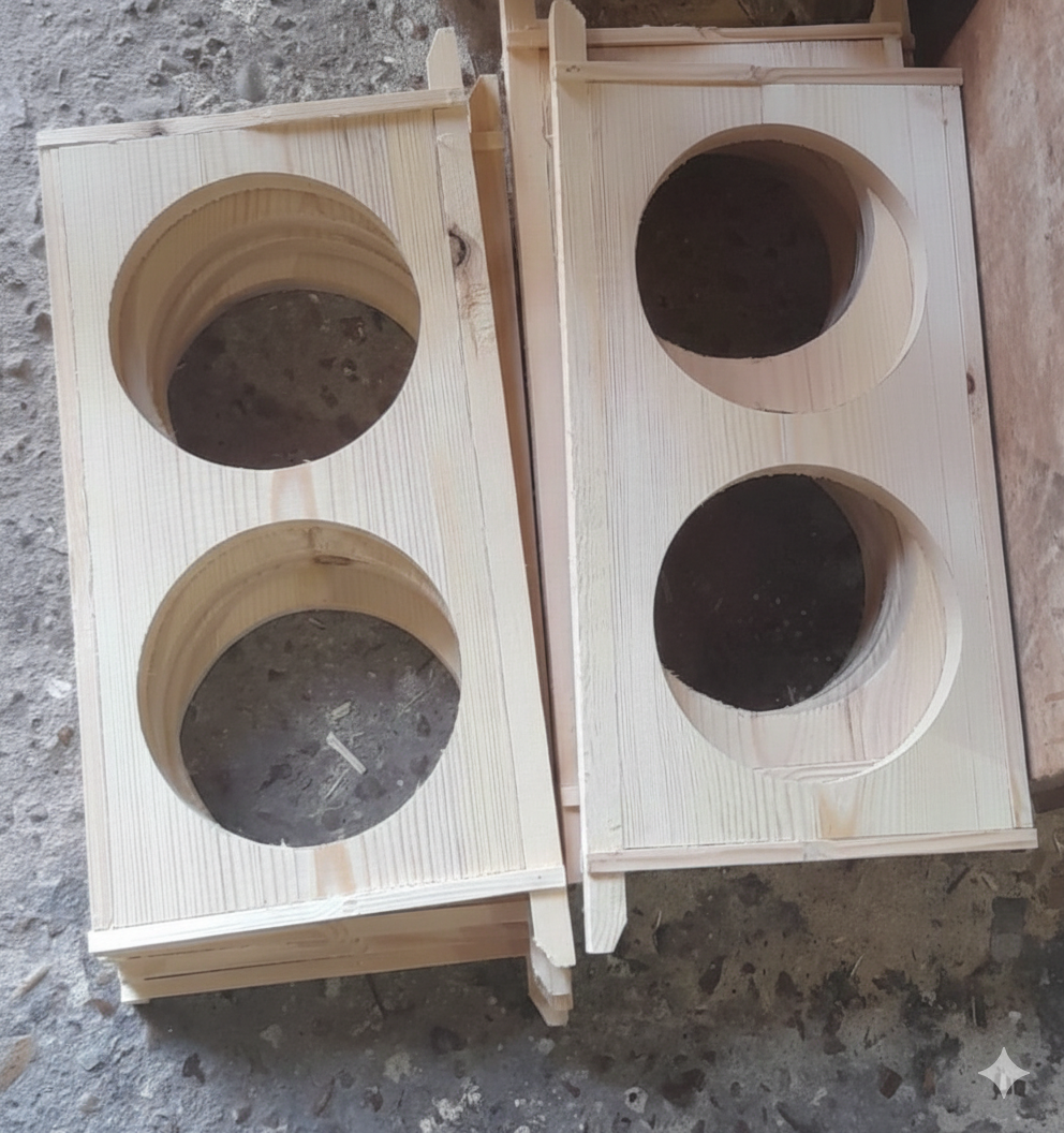 حوّل عسلك إلى لوحة فنية! براويز الشهد الخشبية (دوائر ) – الفخامة التي ترفع سعر منتجك