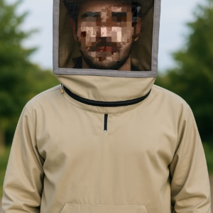 قميص نحل احترافي بغطاء رأس وقناع سلك – حماية كاملة من وكر النحال