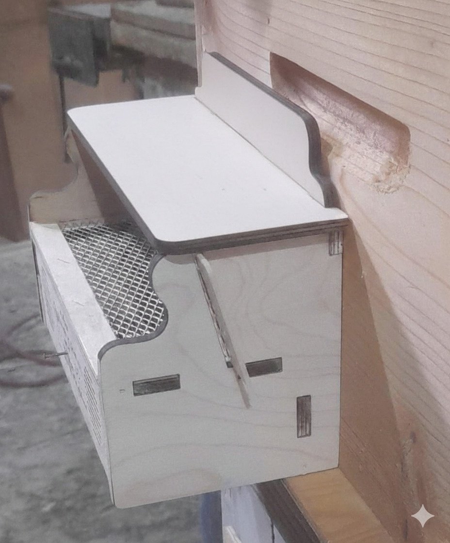 مصيدة حبوب لقاح نحل ميني – خشب متين بتصميم عملي من وكر النحال